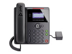 Poly Edge B30 IP Phone - Corded - Corded - Desktop, Wall Mountable - Black - VoIP