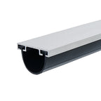 9 ft. Black Aluminum and Vinyl Garage Door Bottom Seal