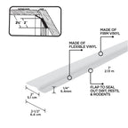 Vinyl Garage Door Top and Sides Seal
