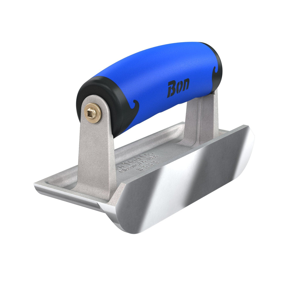 Bon Tool Stainless Steel Concrete Bullet™ Edger - Comfort Wave Handle - RHINOBUILD Bricklaying Tools