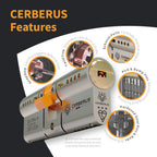 CERBERUS TS007 3* Euro Cylinder