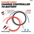 Rich Solar 10 AWG 10 Feet Cable Connect Charge Controller To Battery
