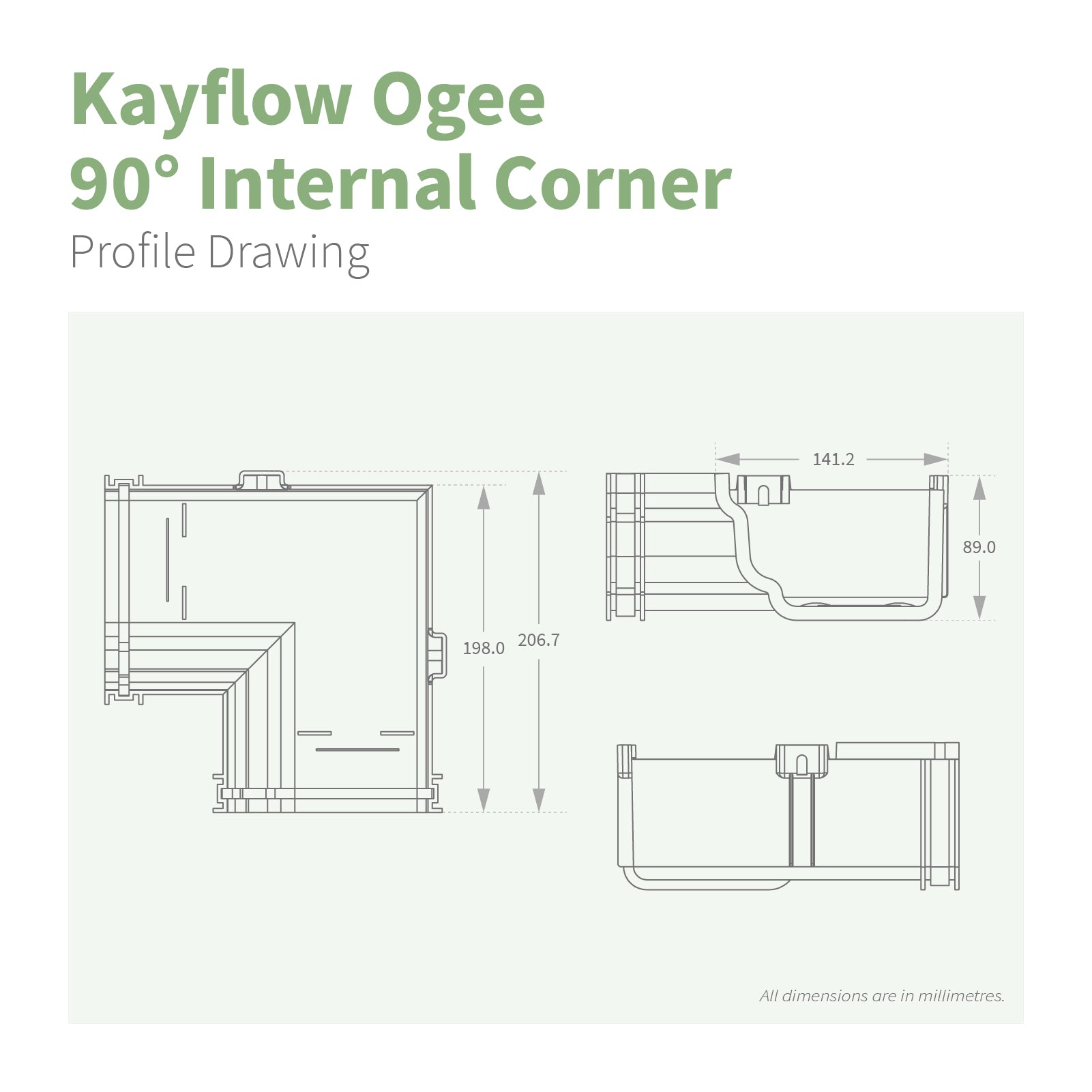 Kayflow Ogee 120mm Gutter Parts