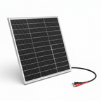 80W 12V monocrystalline solar panel with 90cm cable