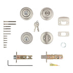 Kwikset 96900-424 Entry Knob and Single Cylinder Deadbolt