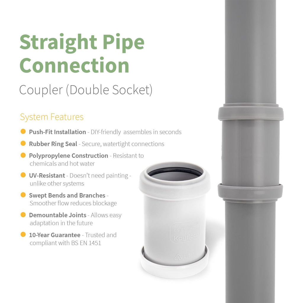 Kayflow 32mm Push-Fit Waste Water Parts