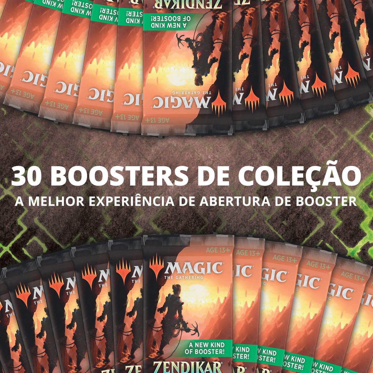 Magic: The Gathering MTG-ZNR-SBD-EN Zendikar Rising Set (Single Booster Pack)