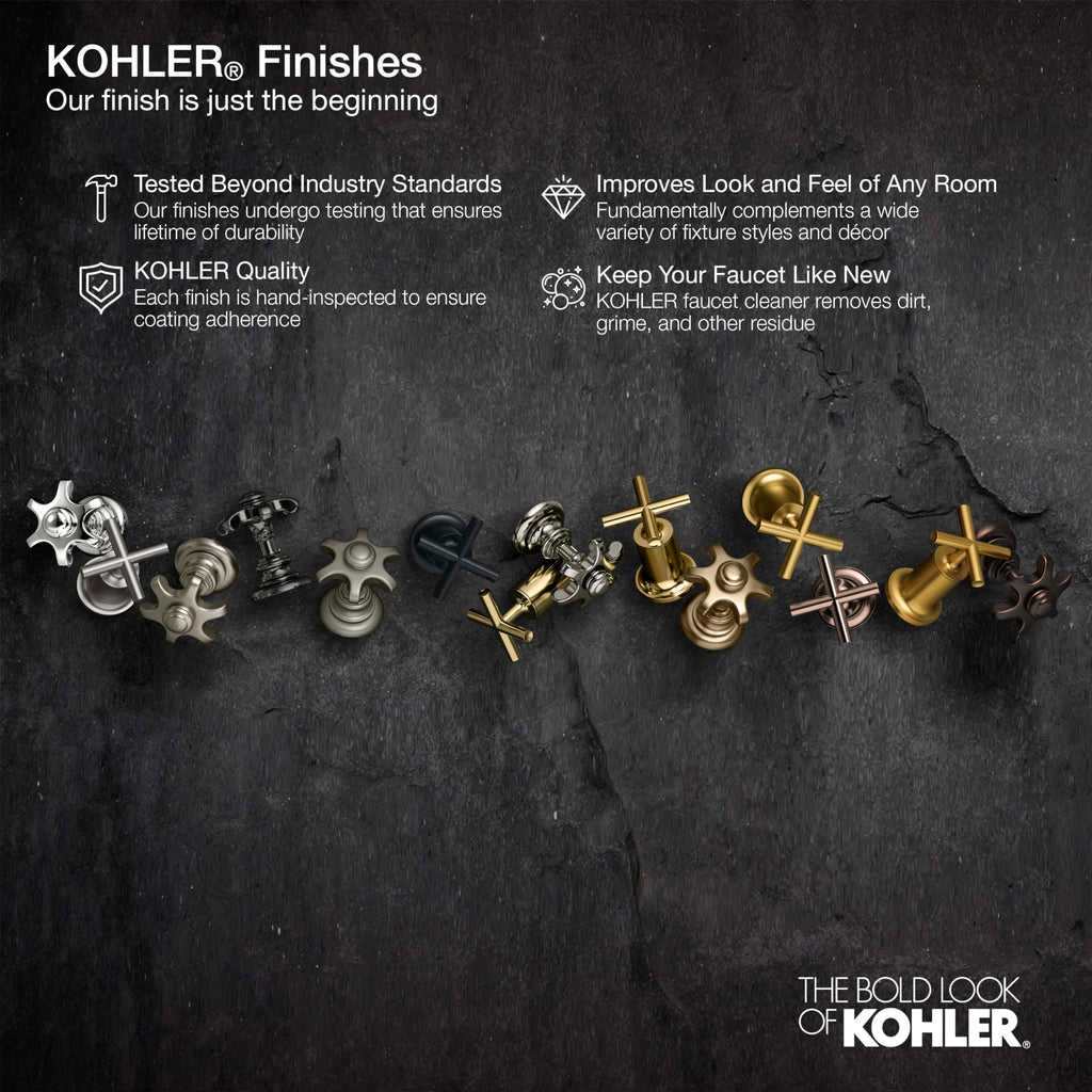 Open Box - Kohler K-T27041-3-BMB - Volume Control Trims Showers