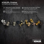 Open Box - Kohler K-T27041-3-BMB - Volume Control Trims Showers
