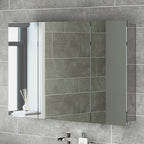 Oslo 3 Door Non Illuminated Mirror Cabinet - 900mm x 600mm