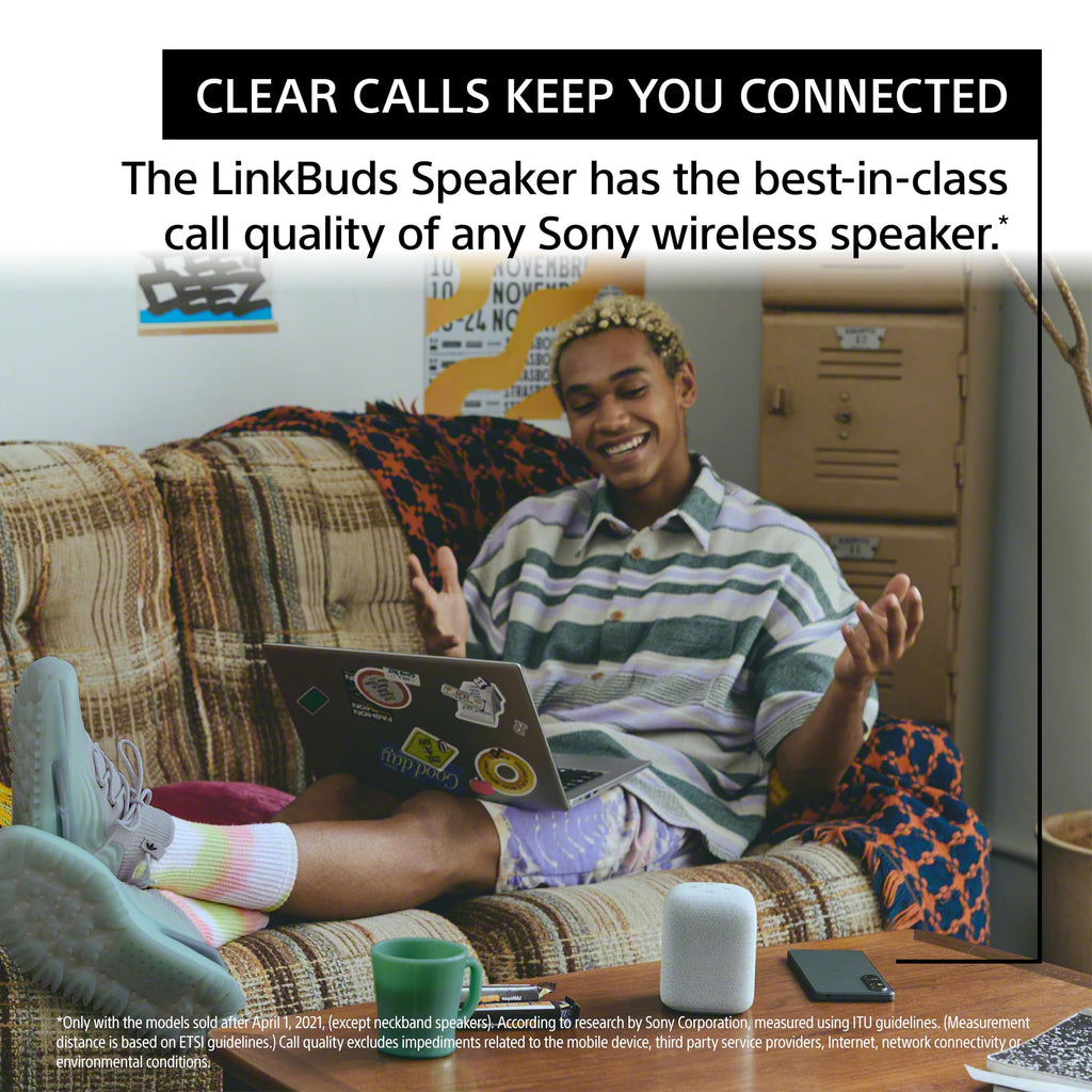 Certified Refurbished - Sony LinkBuds Portable Bluetooth Speaker Wireless Stereo Sound Black