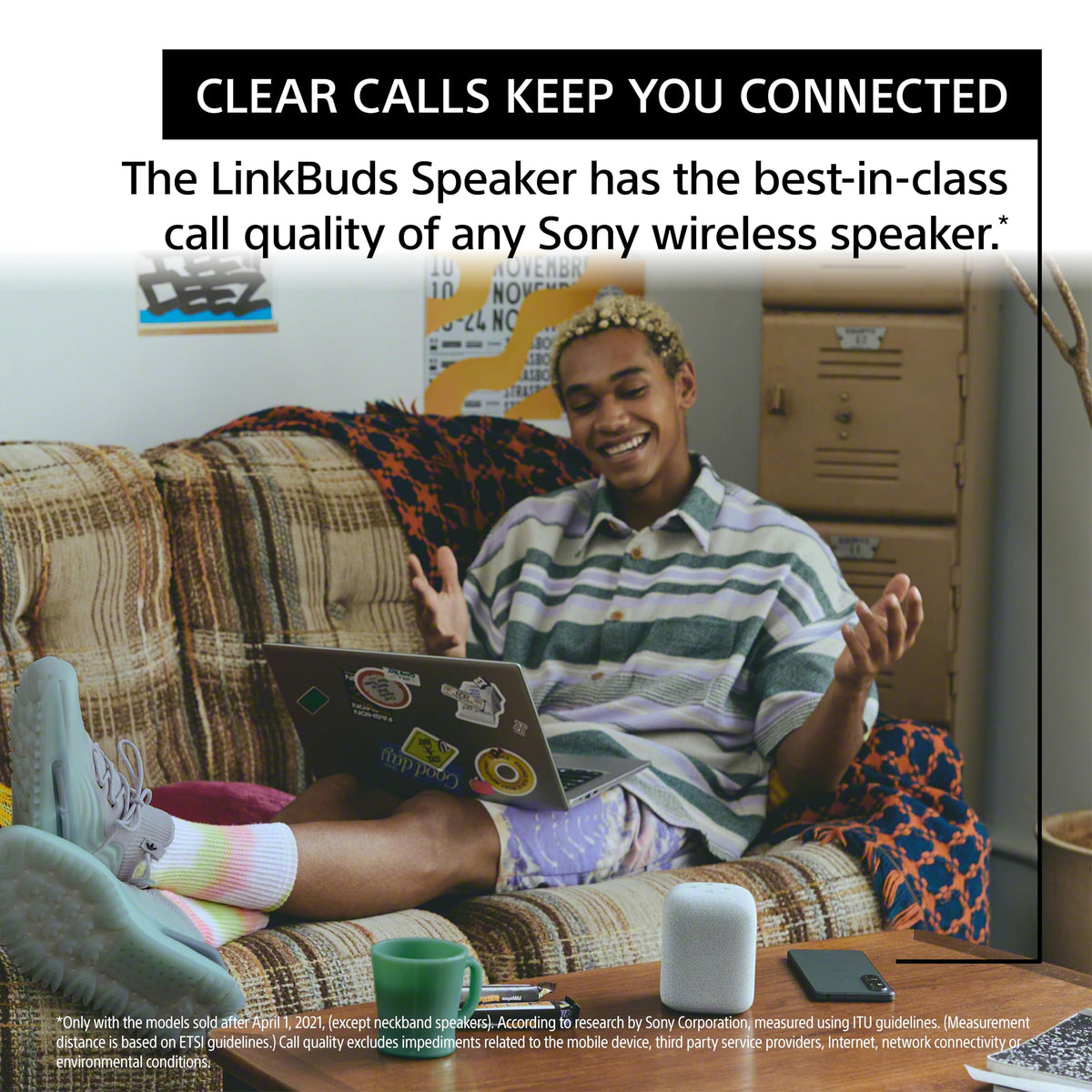 Certified Refurbished - Sony LinkBuds Portable Bluetooth Speaker Wireless Stereo Sound Black