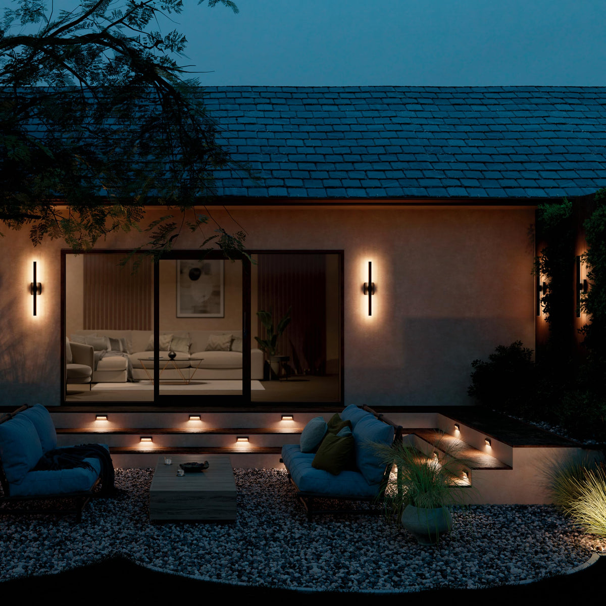 Open Box - Kichler 59145BKT - Wall Sconces Outdoor Lighting