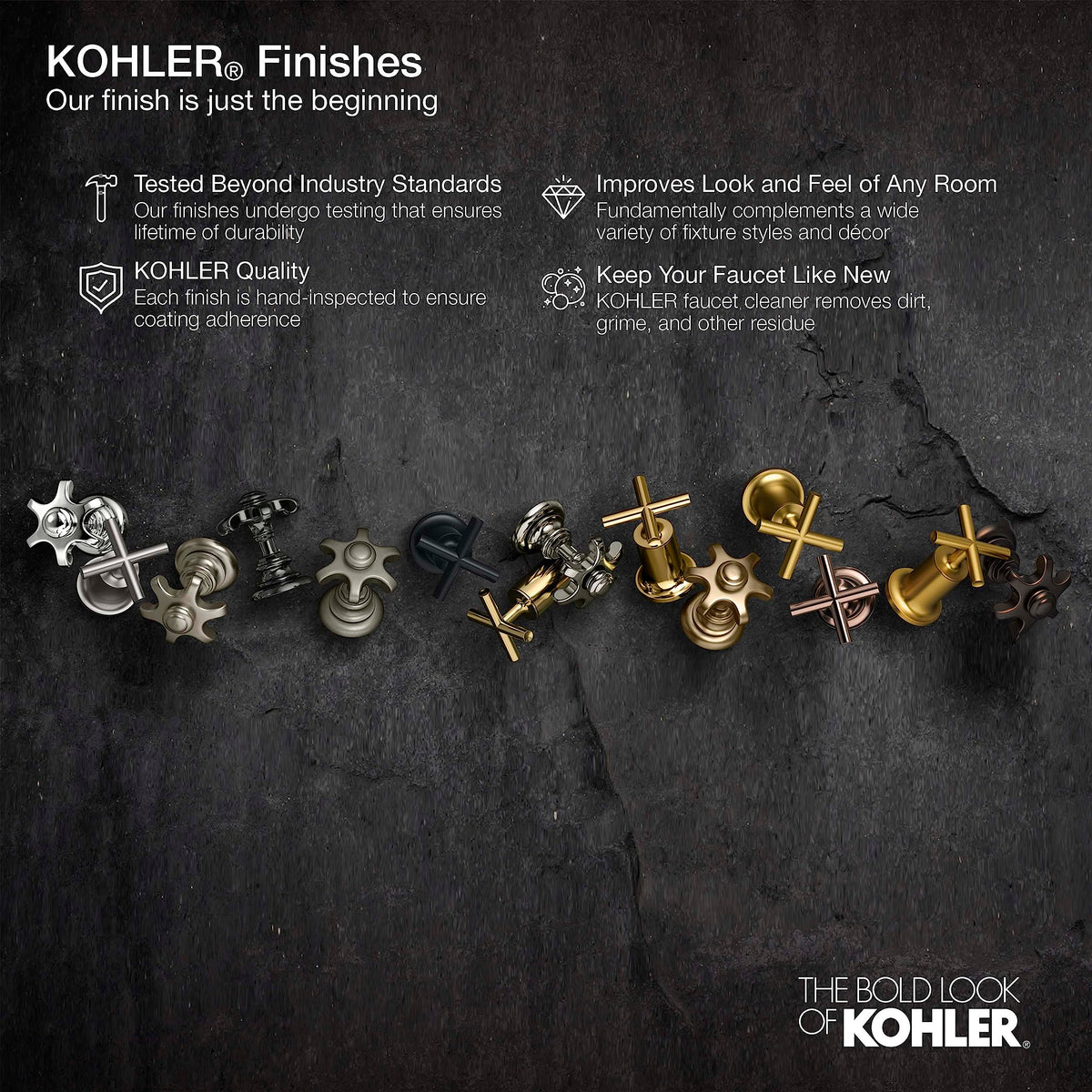 Open Box - Kohler K-T23955-4-BN - Diverter Trims Showers