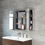 Oslo 3 Door Non Illuminated Mirror Cabinet - 900mm x 600mm