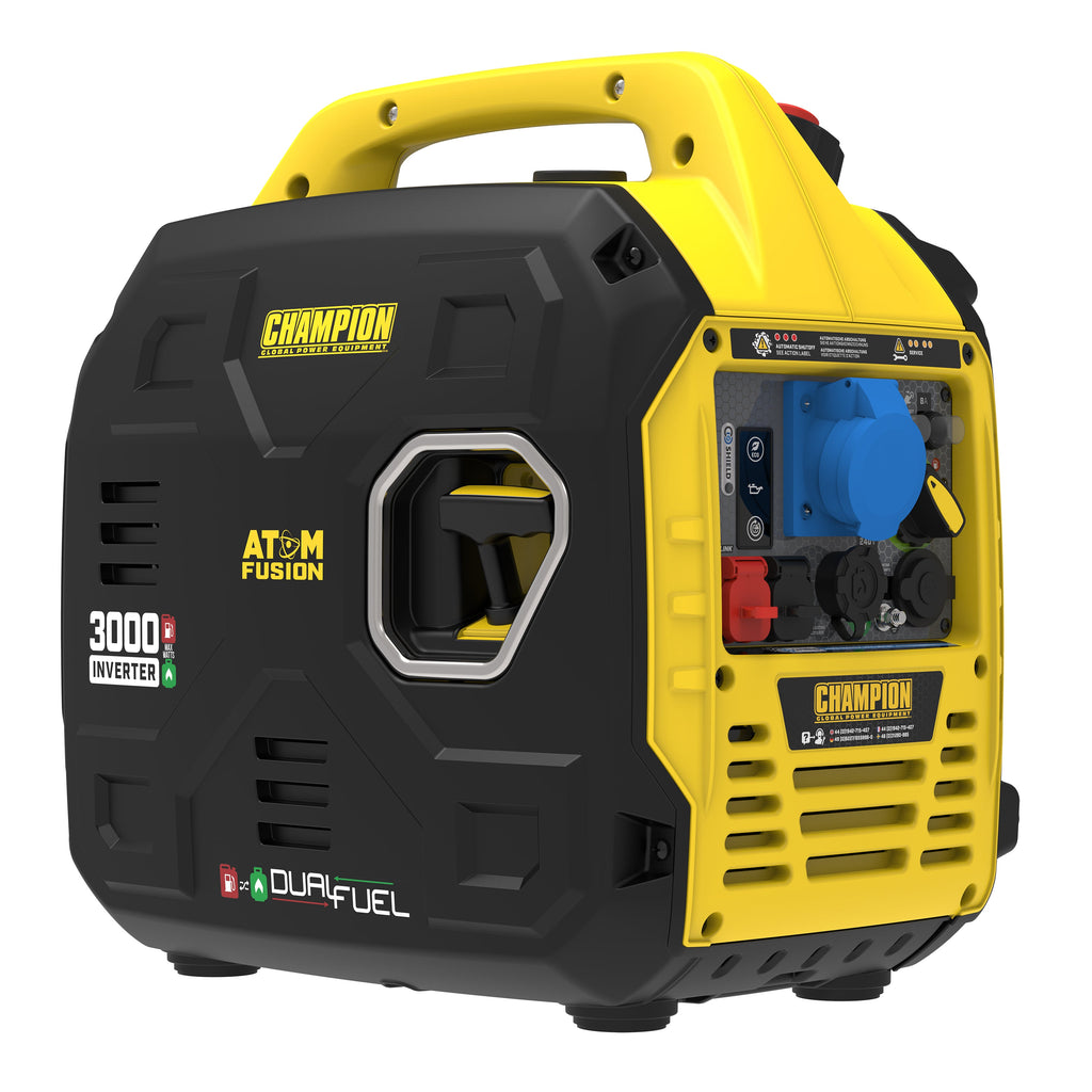 Champion 3000 Watt "Atom Fusion" Dual Fuel Inverter Generator