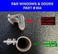 934 - Beige Check Rail Weatherstrip
