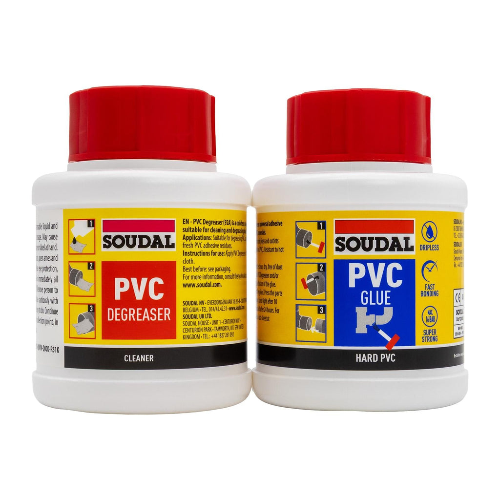 Soudal PVC Degreaser & Solvent Weld Kit