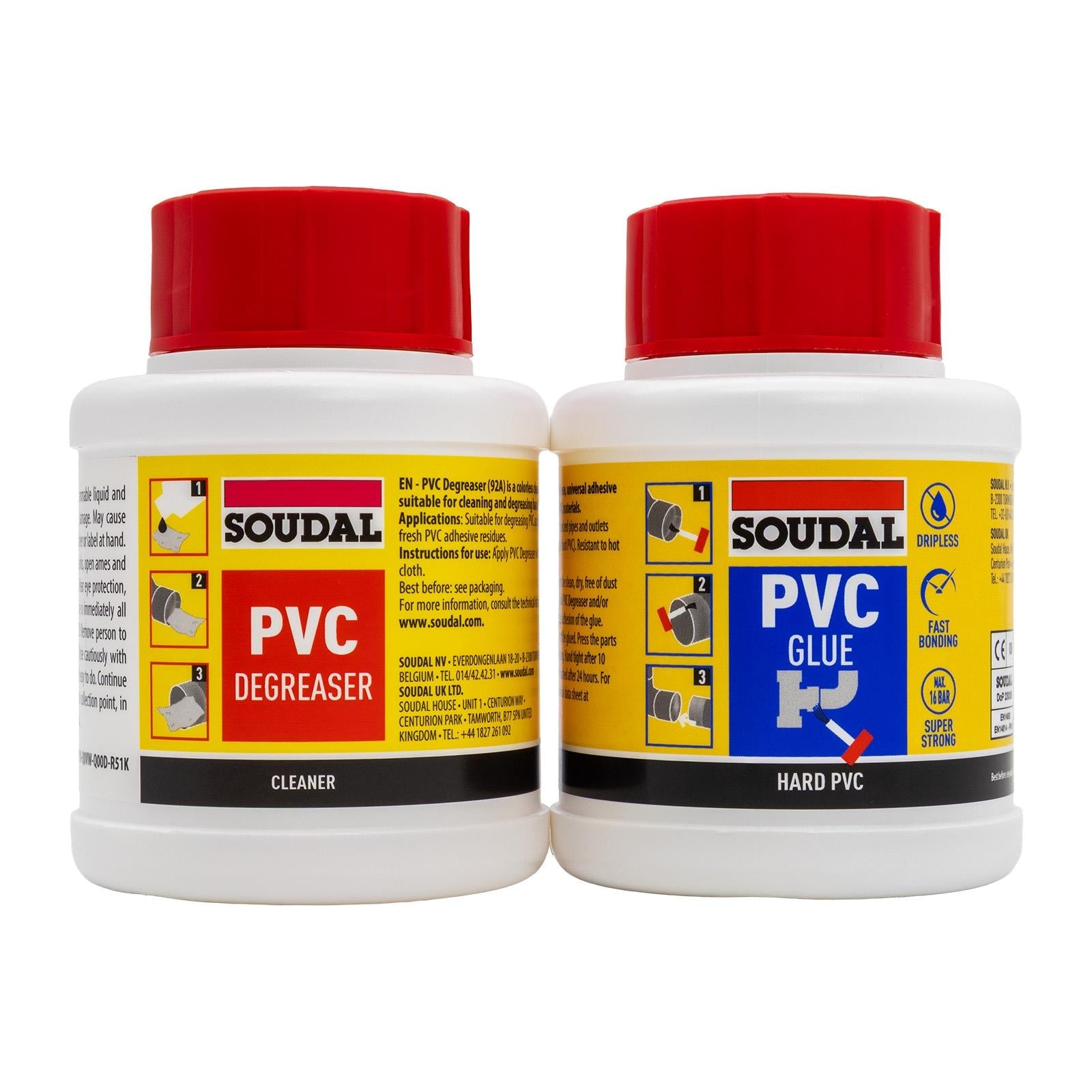 Soudal PVC Degreaser & Solvent Weld Kit
