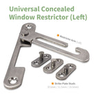 Universal Concealed Window Restrictor Kit
