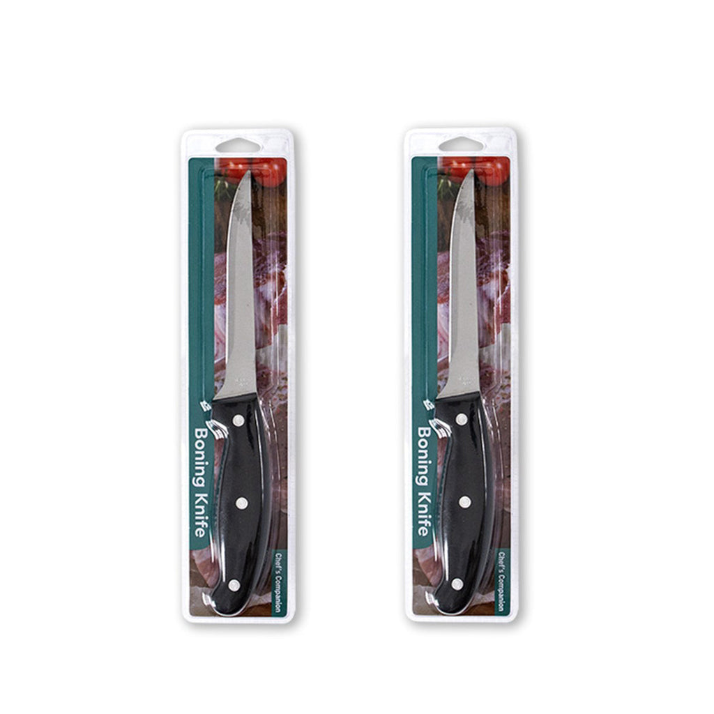 2PCS Boning Knife Stainless Steel Blade Kitchen Chef Cook Knives Sharp Butcher Meat