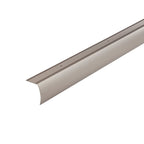 1-5/8 In. X1-5/8 In. X96 In. Aluminum Stair Edging Hammered