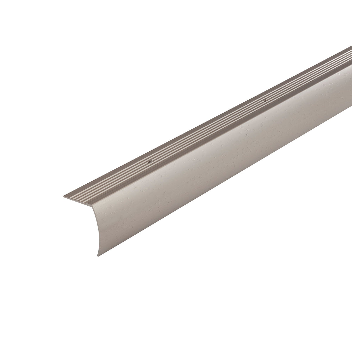 1-5/8 In. X1-5/8 In. X96 In. Aluminum Stair Edging Hammered