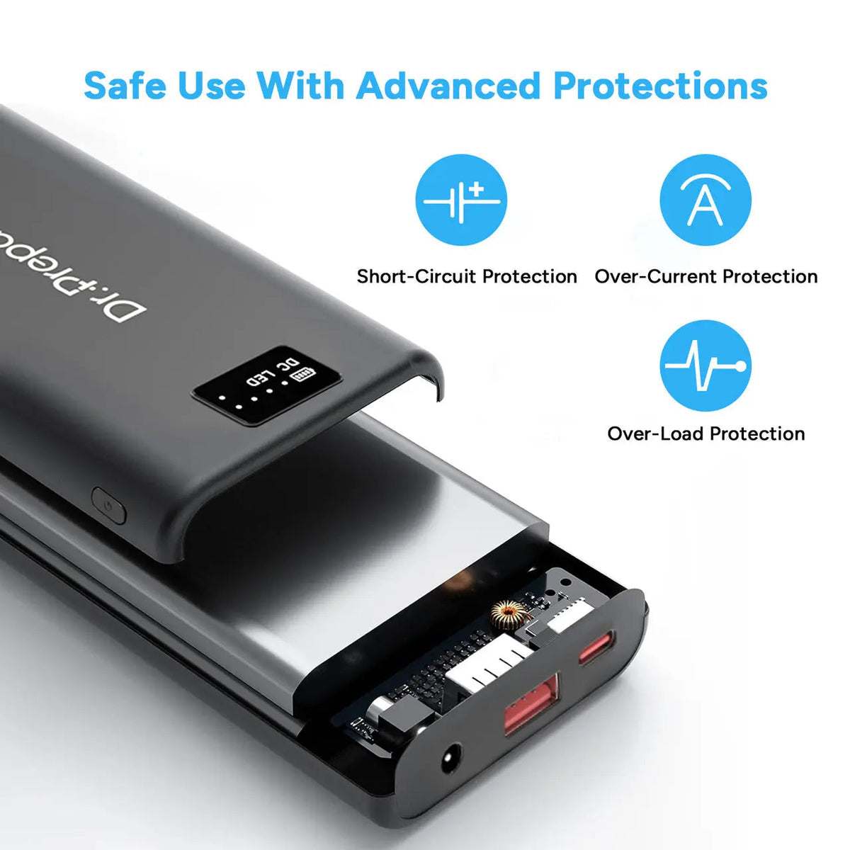 Dr. Prepare 16000mAh Portable Battery Fast-Charging Power Bank for Heated Vest