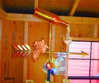 WINE BOTTLE WEATHERVANE