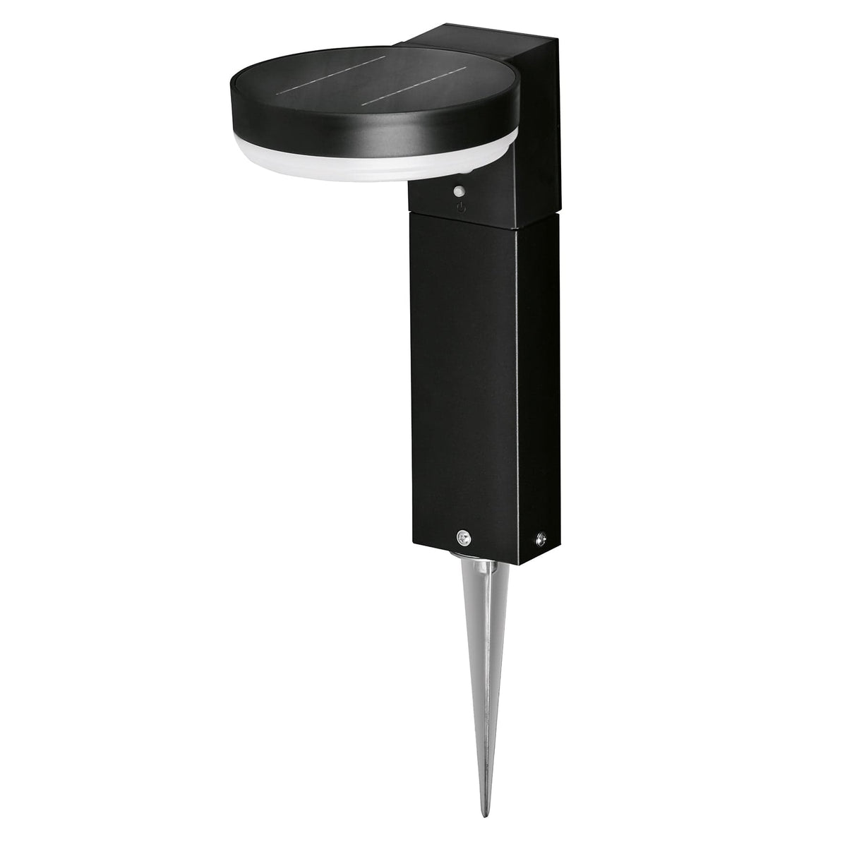 4lite Antheia Solar IP54 Die-Cast Aluminium LED Outdoor Step Light with Built in PIR Motion Sensor - Maplin