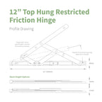 Securistyle Restricted Window Friction Hinge (Top Hung)