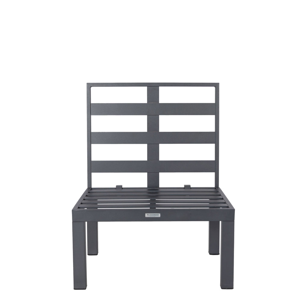 LeisureMod Chelsea 7-Piece Outdoor Sectional Sofa Set with Propane Fire Pit Table