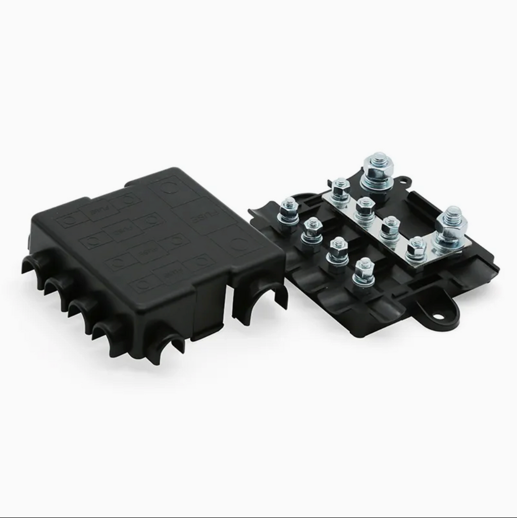 Skyenergi BX2054 Multi Circuit Fuse Box with 4 Outputs for High Current Applications