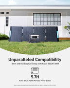 Anker SOLIX F3800 Solar Generator + 400W Portable Solar Panels