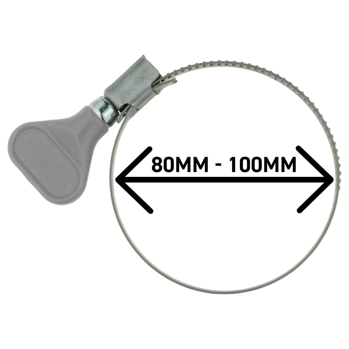 A2 Grip Hose Clip 80mm-100mm
