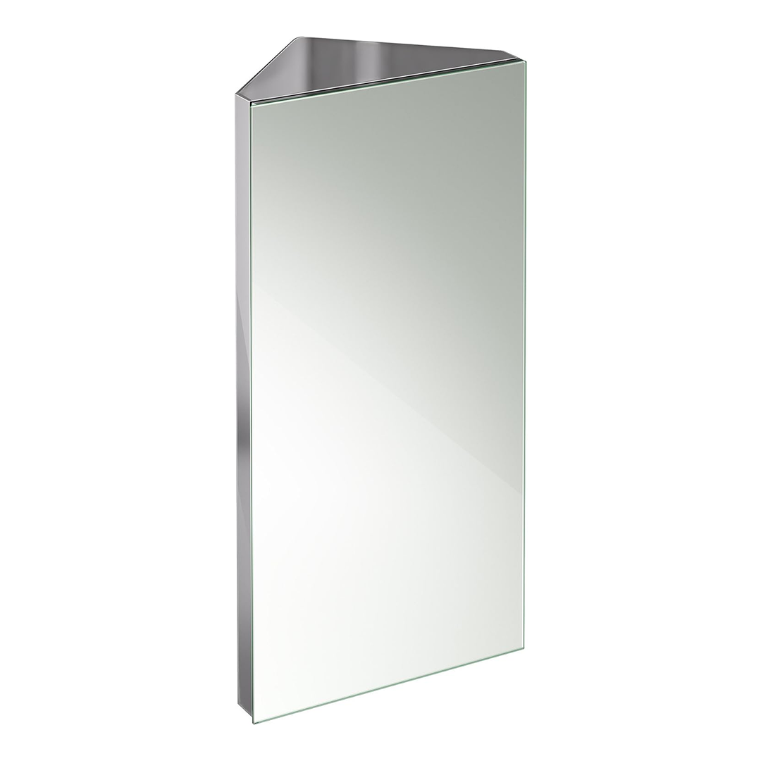 Storvue Wall Mounted Corner Mirror Cabinet