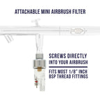 3 Multi-Purpose Kit with High Performance Compact Airbrush Compressor
