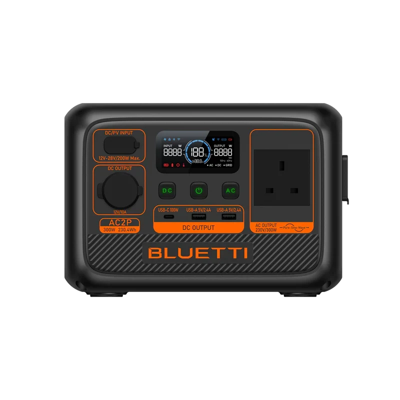 BLUETTI AC2P | 300W | 230Wh Portable Power Station