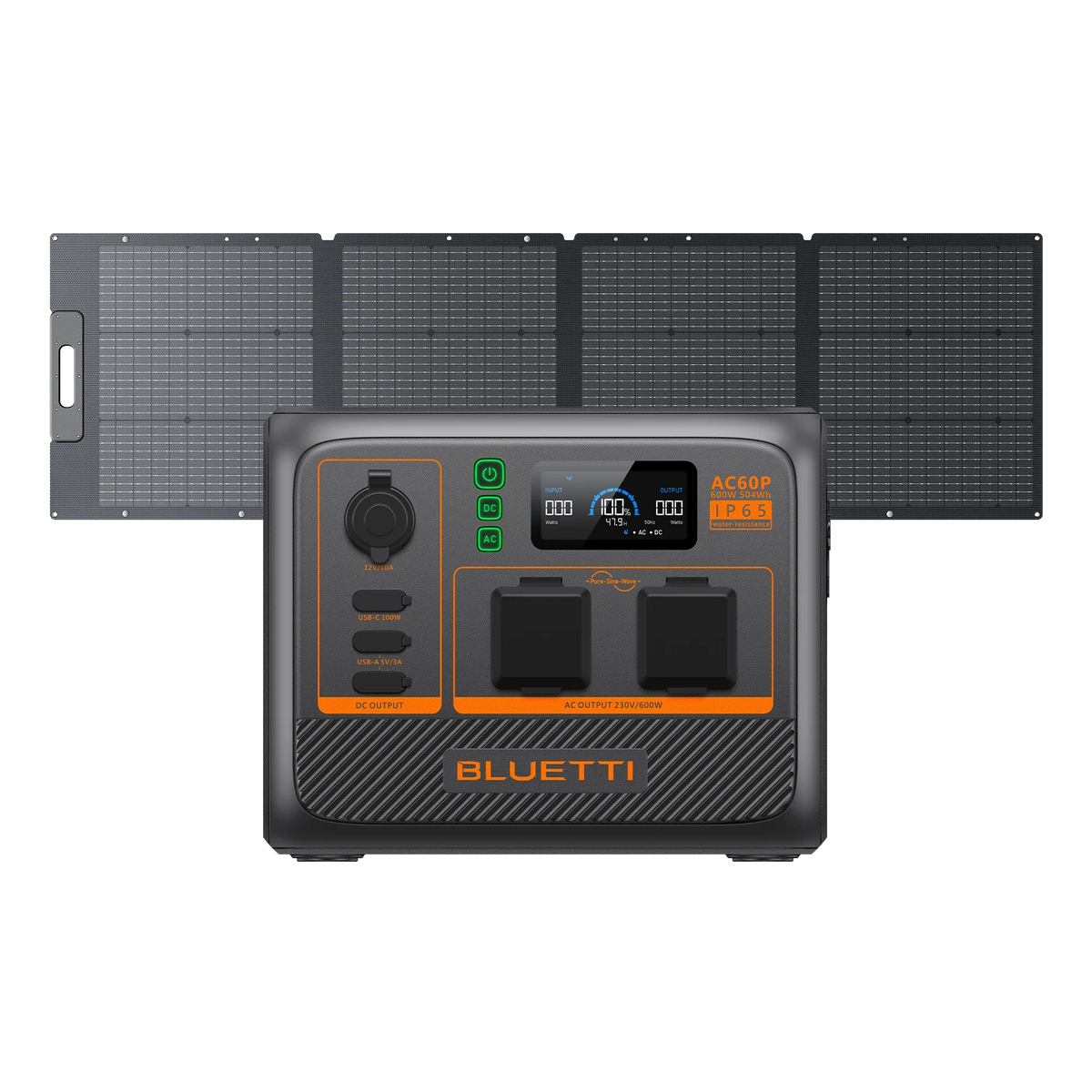 BLUETTI AC60P Portable Power Station | 600W 504Wh