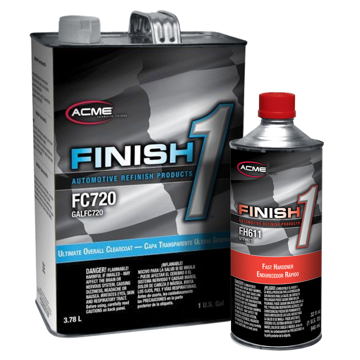Finish 1 - Ultimate Overall Clearcoat with Fast Hardener - Gallon Kit