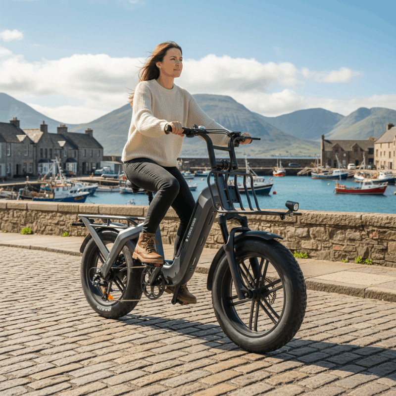 ADO Oasis One Step Through Fat Tyre Electric Bike