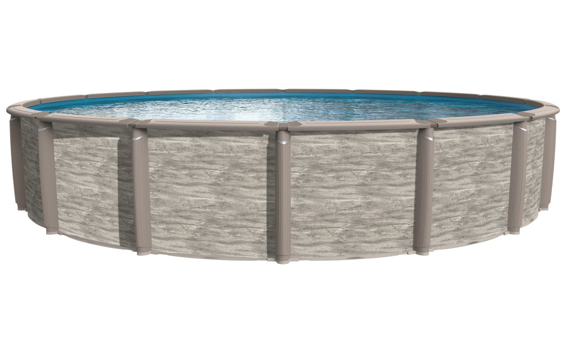 27' x 54" Azor Salt-Friendly Resin Above Ground Swimming Pool