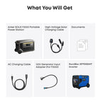 DuroMax XP7000iHT and Anker  F3000 + 120V Adapter Bundle