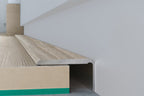 Self Adhesive Floor Trim Wood Effect & Anodised 25 MM x 10 MM - 1 M & 2 M Length Edge Strip