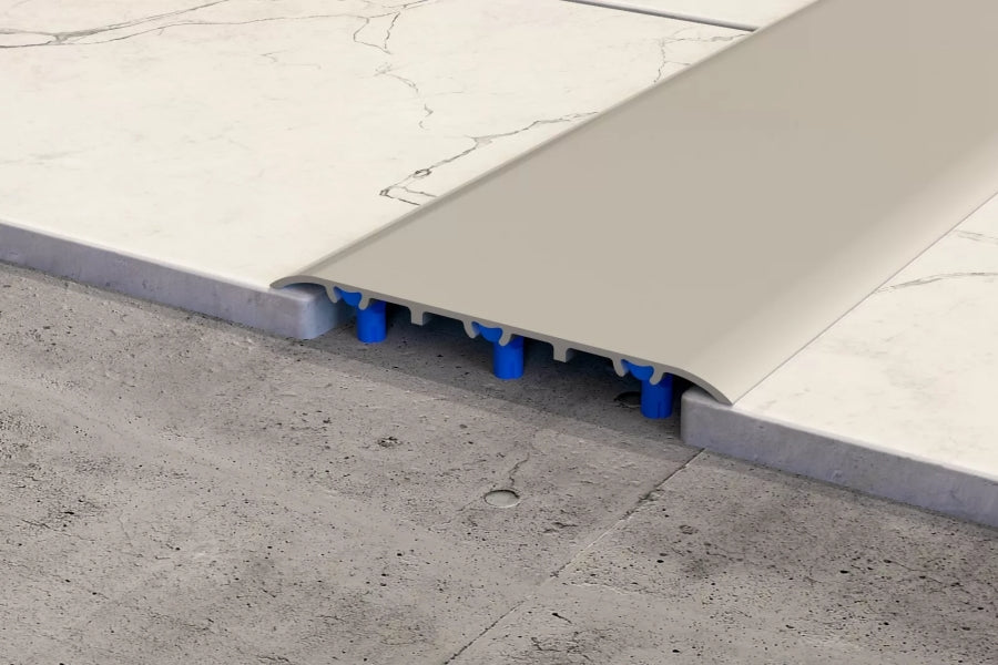 Aluminium Door Threshold Strip 80 MM x 930 MM Length Invisible Installation Anodised LWPO80W