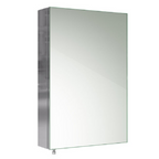 Porto 1 Door Non Illuminated Mirror Cabinet - 600mm x 400mm