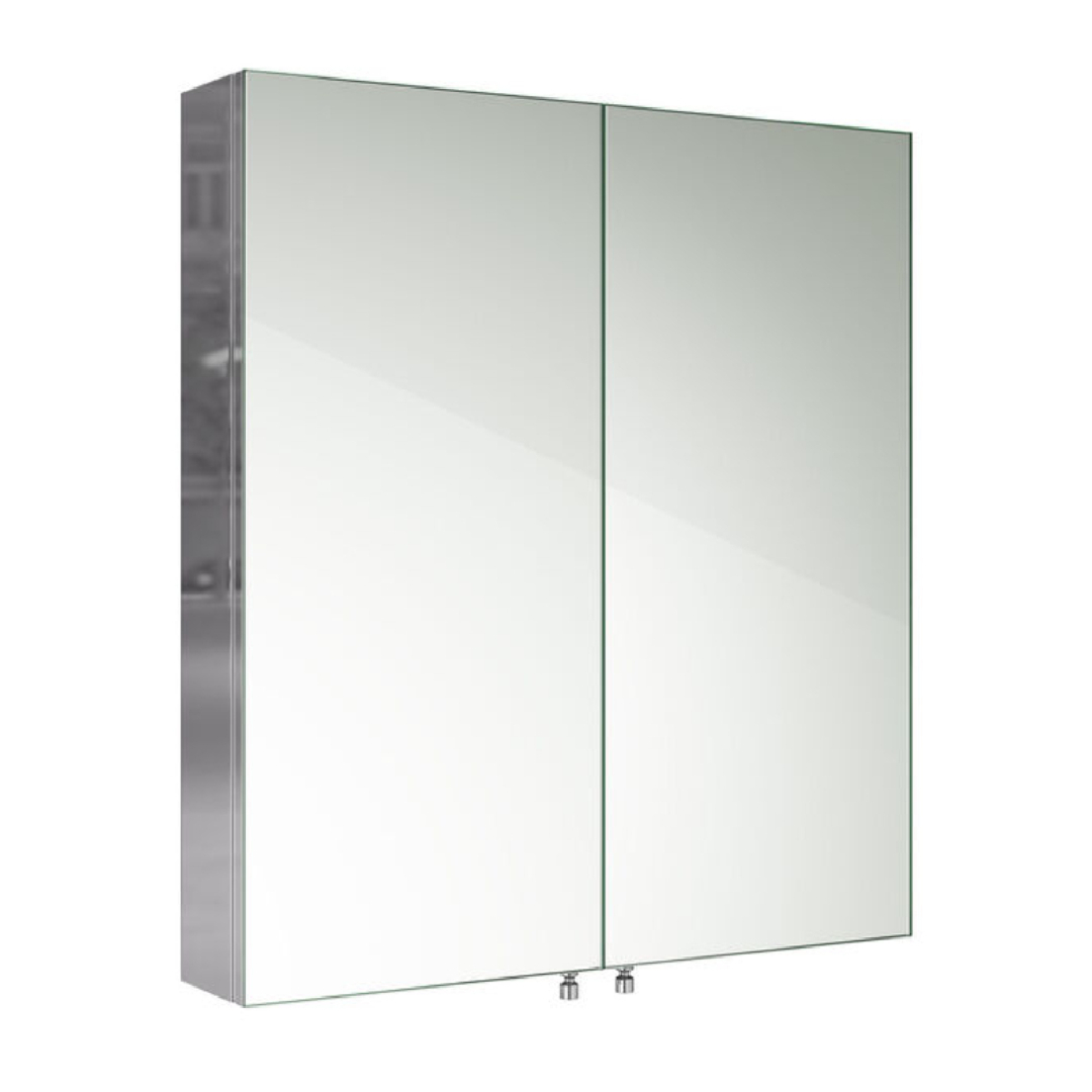 Vienna 2 Door Non Illuminated Mirror Cabinet - 670mm x 600mm