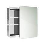 Helsinki 1 Door Non Illuminated Mirror Cabinet - 660mm x 460mm