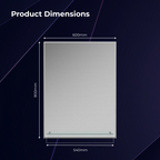Aria Frameless Designer Non Illuminated Mirror