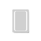 Halo LED Illuminated Mirror - 500mm x 700mm
